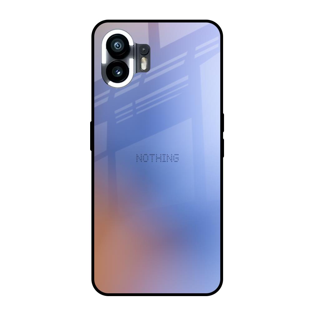 Blue Aura Nothing Phone 2 Glass Back Cover Online