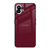 Classic Burgundy Nothing Phone 2 Glass Back Cover Online