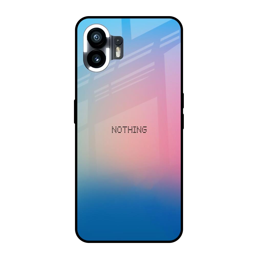 Blue & Pink Ombre Nothing Phone 2 Glass Back Cover Online