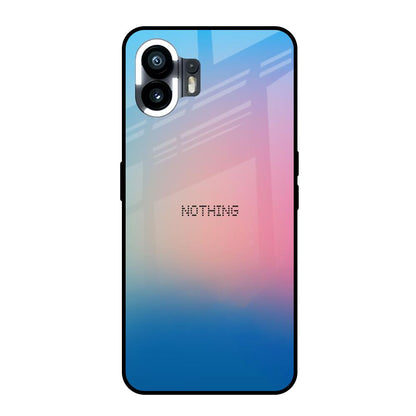 Blue & Pink Ombre Nothing Phone 2 Glass Back Cover Online
