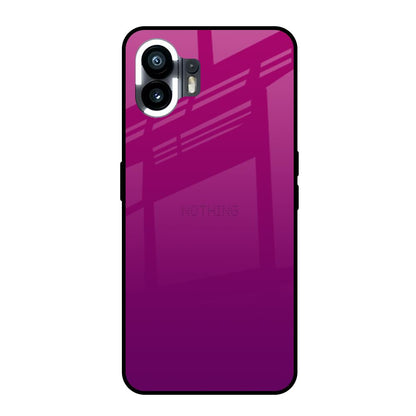 Magenta Gradient Nothing Phone 2 Glass Back Cover Online