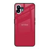 Solo Maroon Nothing Phone 2 Glass Back Cover Online