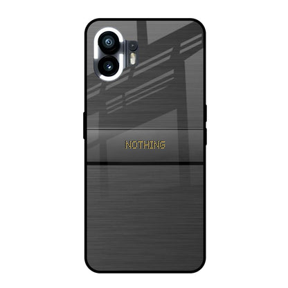 Grey Metallic Glass Nothing Phone 2 Glass Back Cover Online