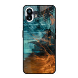 Golden Splash Nothing Phone 2 Glass Back Cover Online