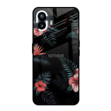 Tropical Art Flower Nothing Phone 2 Glass Back Cover Online