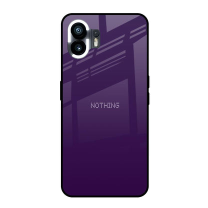 Dark Purple Nothing Phone 2 Glass Back Cover Online