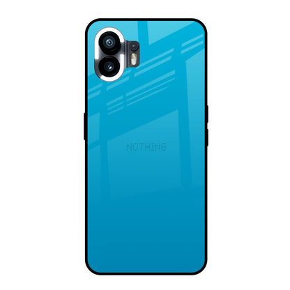 Blue Aqua Nothing Phone 2 Glass Back Cover Online