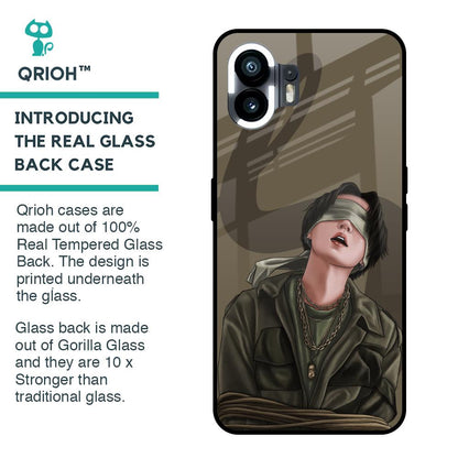 Blind Fold Glass Case for Nothing Phone 2