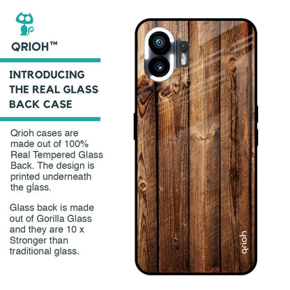 Timber Printed Glass case for Nothing Phone 2