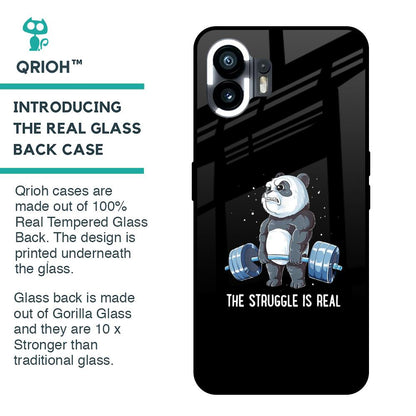 Real Struggle Glass Case for Nothing Phone 2