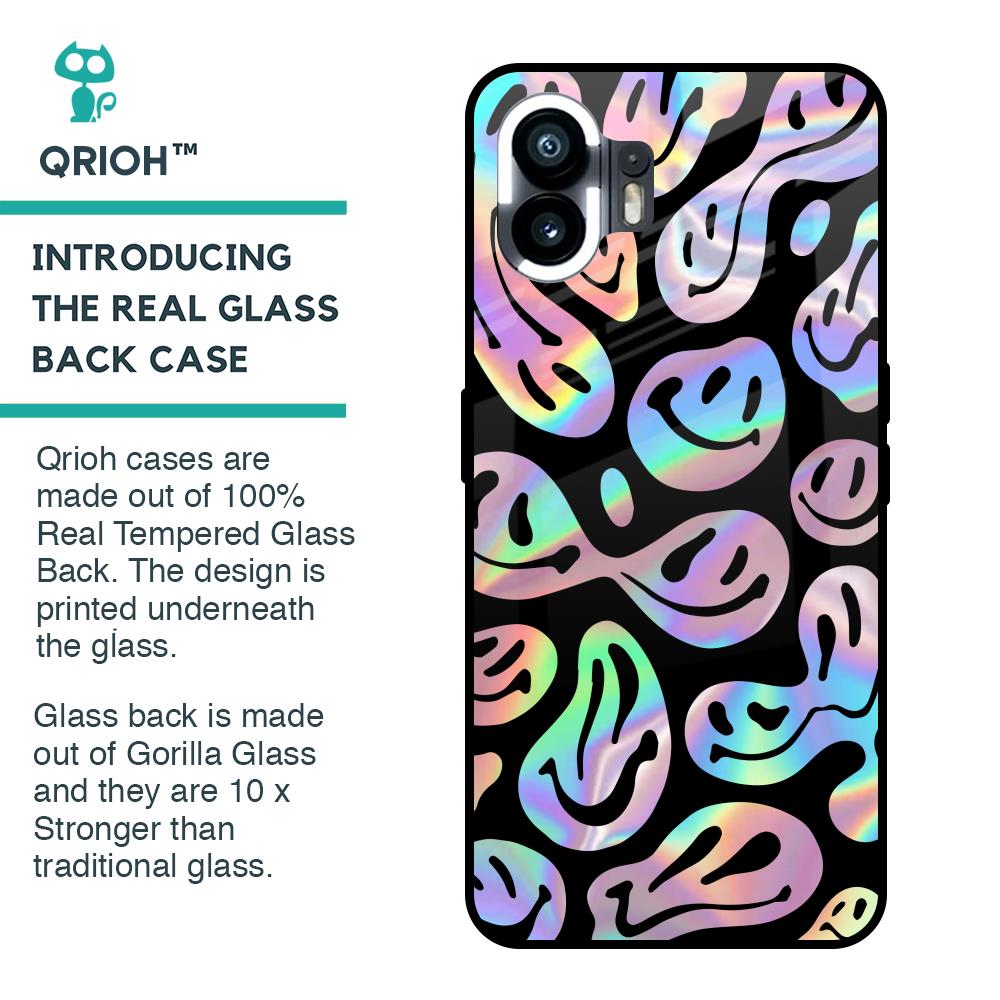 Acid Smile Glass Case for Nothing Phone 2