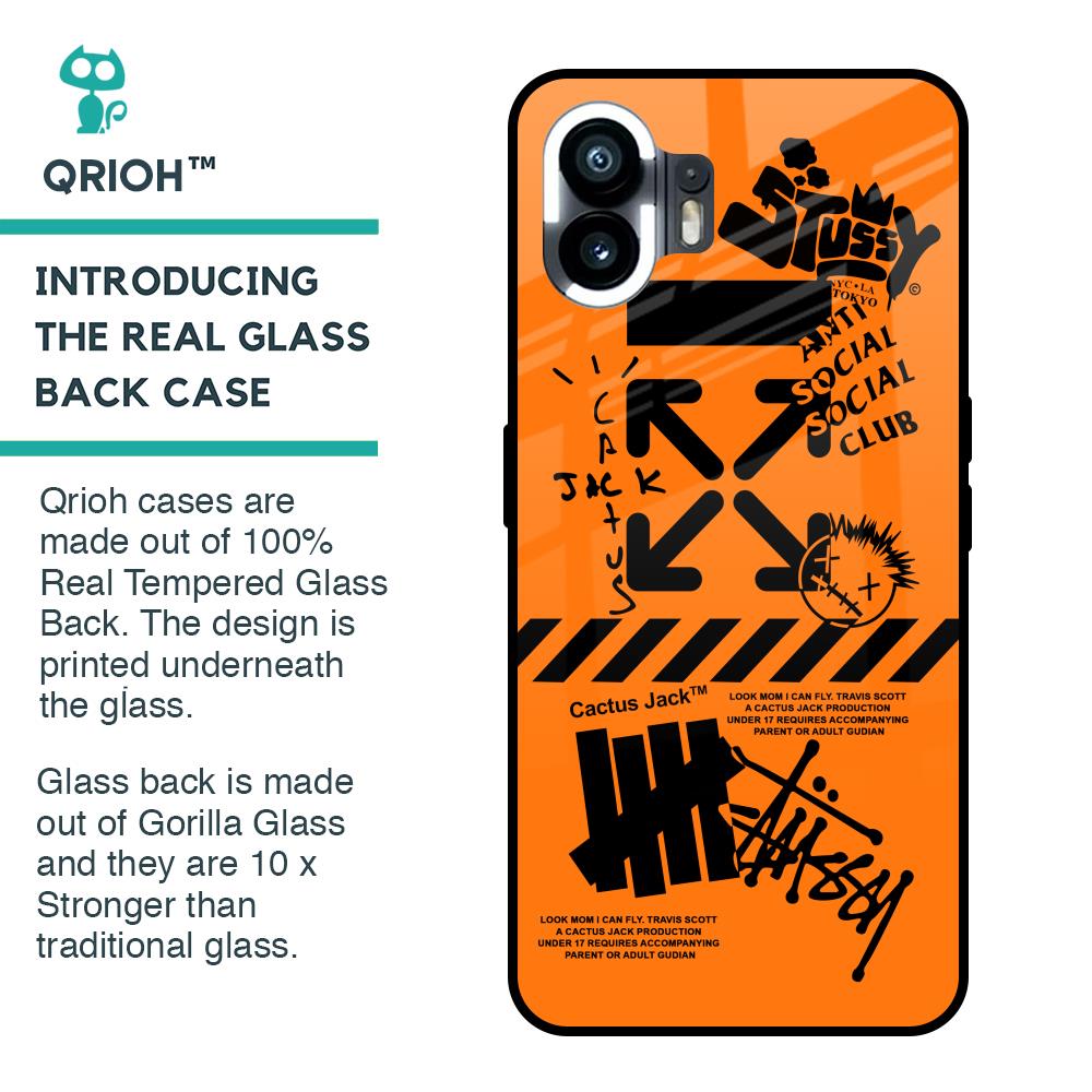 Anti Social Club Glass Case for Nothing Phone 2