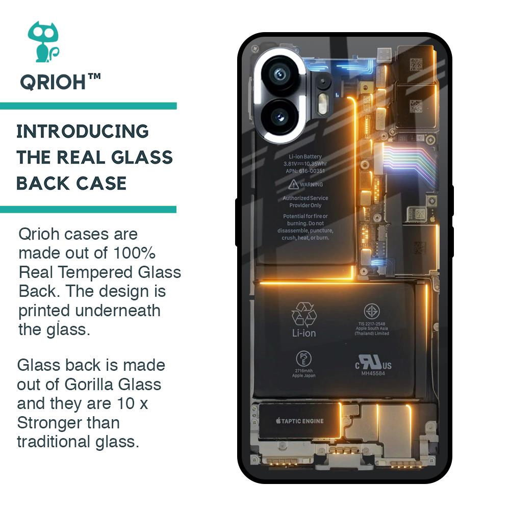 Glow Up Skeleton Glass Case for Nothing Phone 2