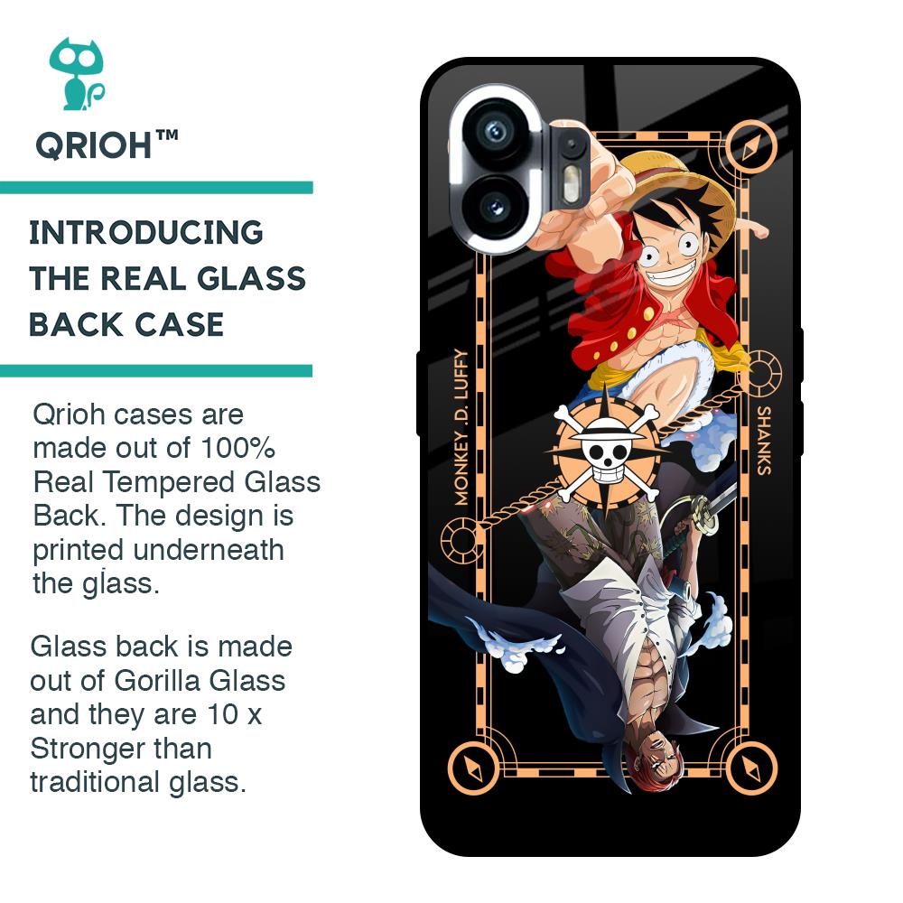 Shanks & Luffy Glass Case for Nothing Phone 2