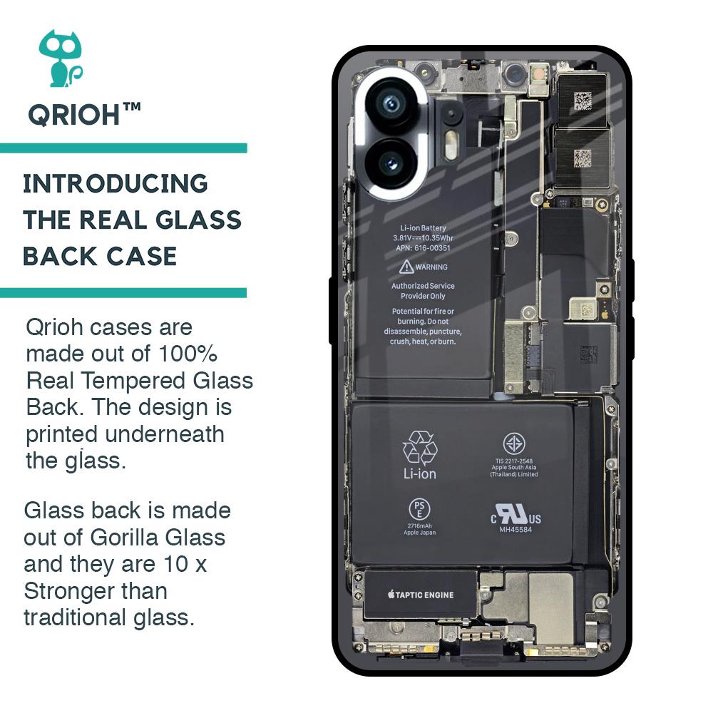 Skeleton Inside Glass Case for Nothing Phone 2