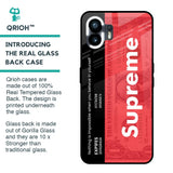 Supreme Ticket Glass Case for Nothing Phone 2