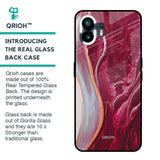 Crimson Ruby Glass Case for Nothing Phone 2