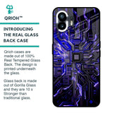 Techno Color Pattern Glass Case For Nothing Phone 2