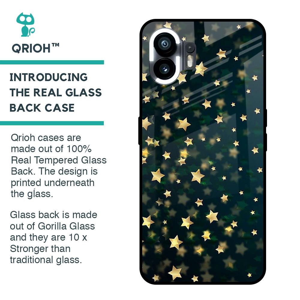 Dazzling Stars Glass Case For Nothing Phone 2
