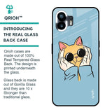 Adorable Cute Kitty Glass Case For Nothing Phone 2