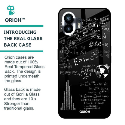 Funny Math Glass Case for Nothing Phone 2