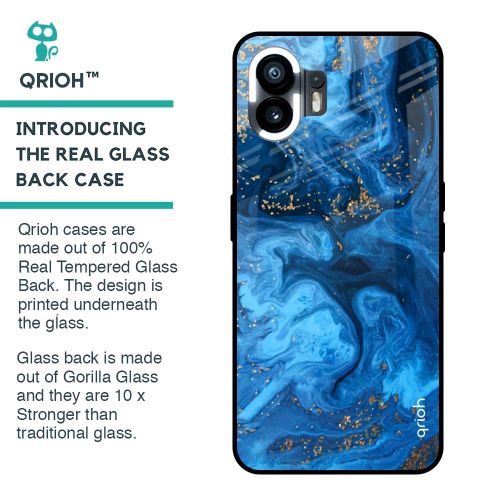 Gold Sprinkle Glass case for Nothing Phone 2