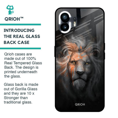 Devil Lion Glass Case for Nothing Phone 2