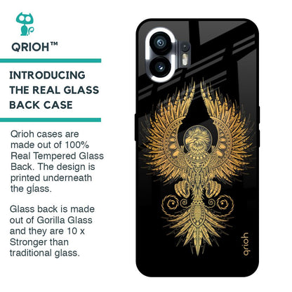 Mythical Phoenix Art Glass Case for Nothing Phone 2