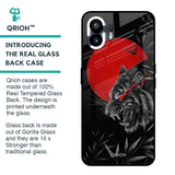 Red Moon Tiger Glass Case for Nothing Phone 2