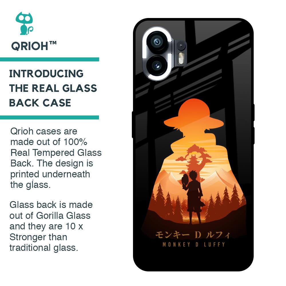 Luffy One Piece Glass Case for Nothing Phone 2