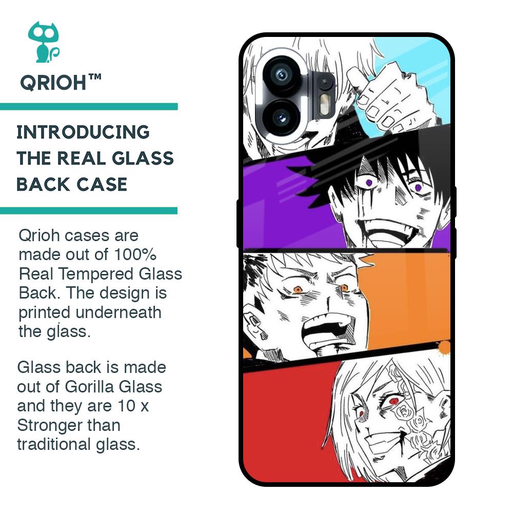 Anime Sketch Glass Case for Nothing Phone 2