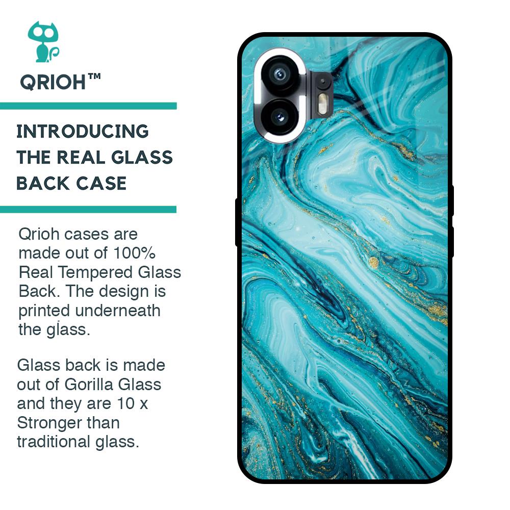 Ocean Marble Glass Case for Nothing Phone 2