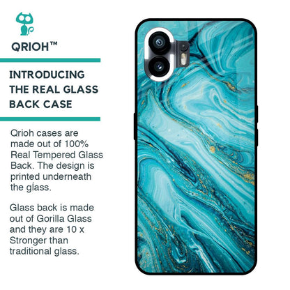 Ocean Marble Glass Case for Nothing Phone 2