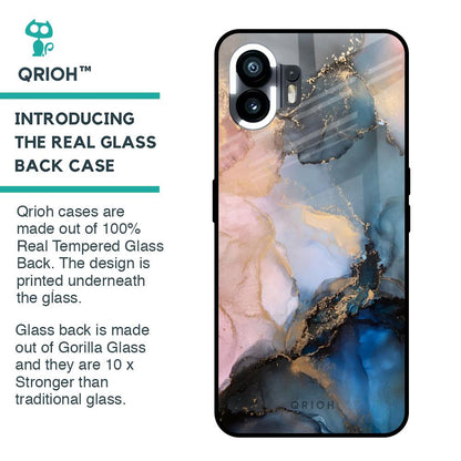 Marble Ink Abstract Glass Case for Nothing Phone 2