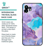 Alcohol ink Marble Glass Case for Nothing Phone 2