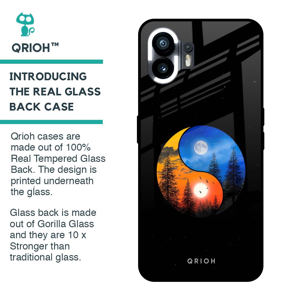 Yin Yang Balance Glass Case for Nothing Phone 2