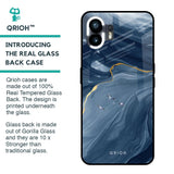 Deep Ocean Marble Glass Case for Nothing Phone 2