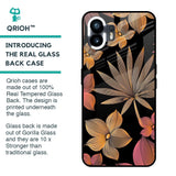 Lines Pattern Flowers Glass Case for Nothing Phone 2