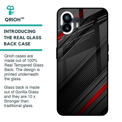 Modern Abstract Glass Case for Nothing Phone 2