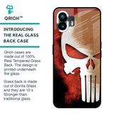 Red Skull Glass Case for Nothing Phone 2
