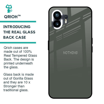 Charcoal Glass Case for Nothing Phone 2
