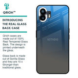 Blue Grey Ombre Glass Case for Nothing Phone 2