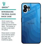 Blue Wave Abstract Glass Case for Nothing Phone 2