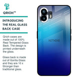 Blue Rhombus Pattern Glass Case for Nothing Phone 2