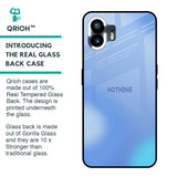 Vibrant Blue Texture Glass Case for Nothing Phone 2