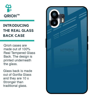 Cobalt Blue Glass Case for Nothing Phone 2