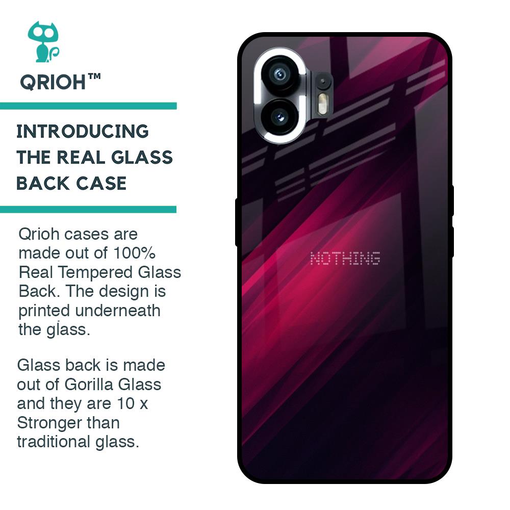 Razor Black Glass Case for Nothing Phone 2