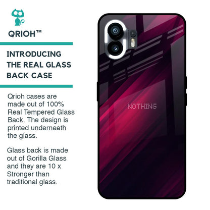 Razor Black Glass Case for Nothing Phone 2
