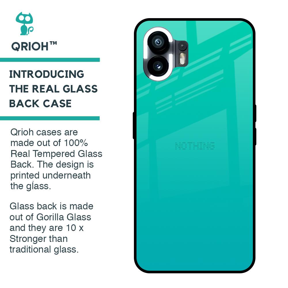 Cuba Blue Glass Case For Nothing Phone 2