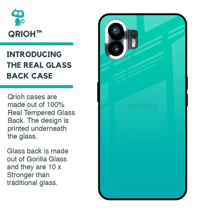 Cuba Blue Glass Case For Nothing Phone 2